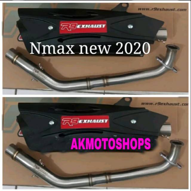 Jual Knalpot R9 Misano Series Yamaha New Nmax 155 Tahun 2020 Original