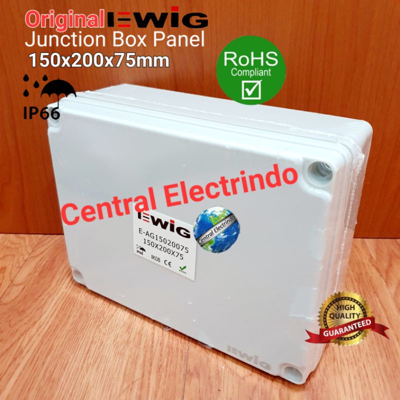 Jual Junction Box AG 15020075mm Box Panel Plastik ABS EWIG Polos IP66