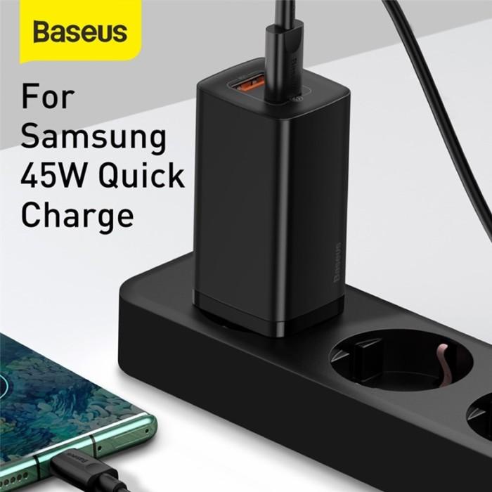 Jual Baseus Charger Adaptor Gan Lite W Usb Type C Pd Fast Charging