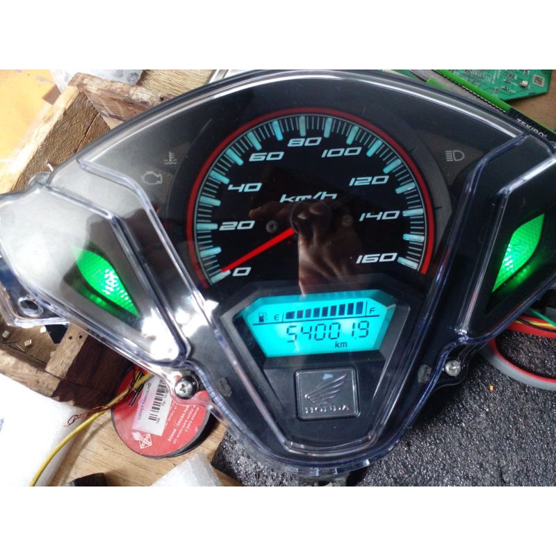 Jual Lcd Spedometer Vario Honda Click Old Kondisi Baru Bonus Led