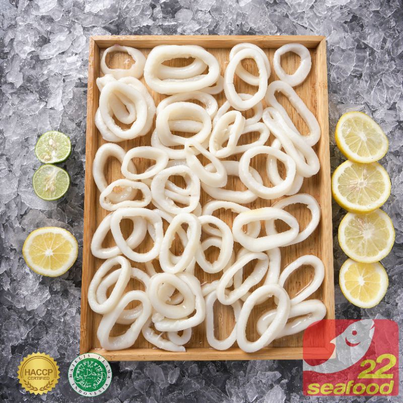 Jual Cumi Ring Gram Cumi Kupas Cumi Calamari Squid Seafood