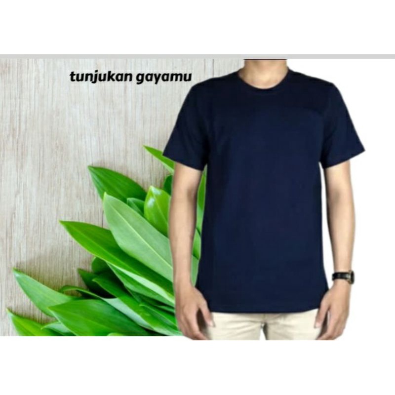 Jual Kaos Polos Lengan Pendek Cotton Combed S Pria Dan Wanitate