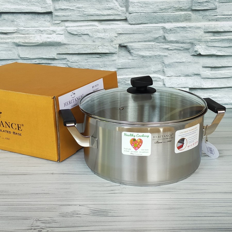 Jual BIMA HERITANCE CLASSIC SAUCEPOT 28CM BP120228 Panci Stainless