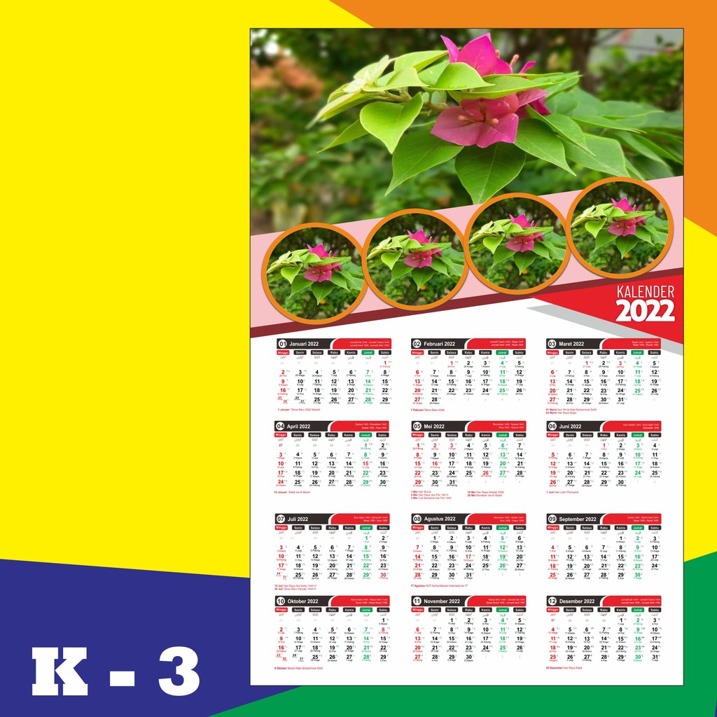 Jual Cetak Custom Kalender Dinding Kalender Instansi Kalender