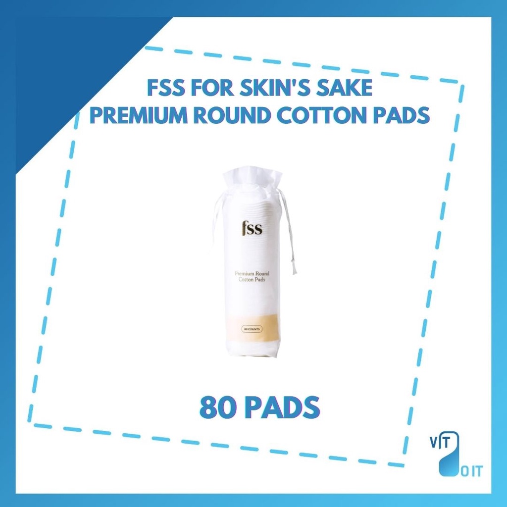 Jual Fss For Skin S Sake Premium Round Cotton Pads Kapas Wajah