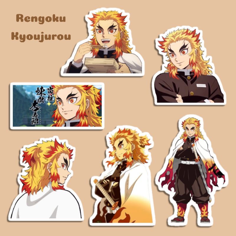 Jual Sticker Tumblr Kimetsu No Yaiba Demon Slayer Fanmerch Anime