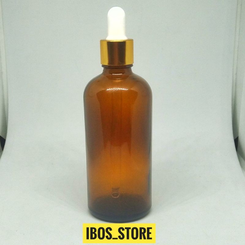 Jual Botol Serum Kaca 100ml Amber Tebal Botol Pipet 100ml Kaca