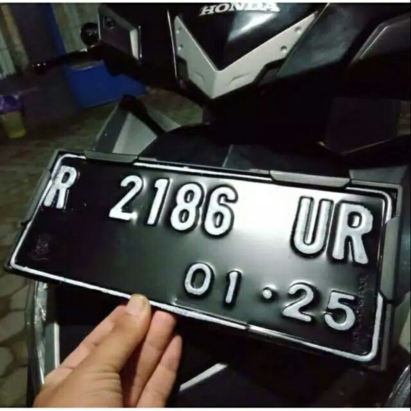 Jual Cover Plat Tempat Nopol Tatakan Plat Nomer Honda Vario Pcx Beat