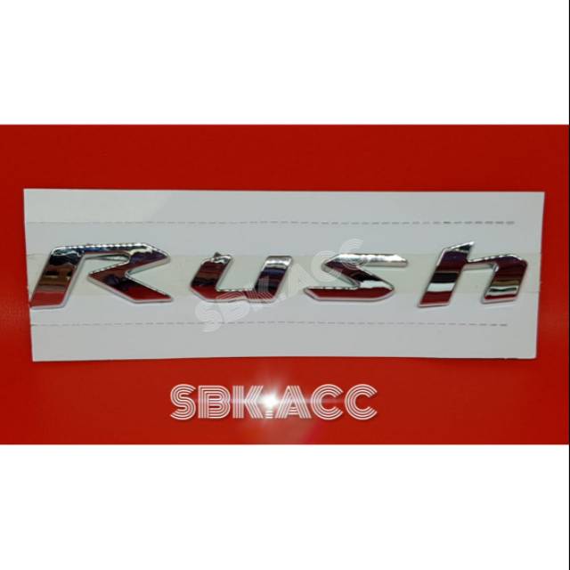 Jual Engine Hood Emblem Rush Emblem Kap Mesin Rush Emblem Toyota