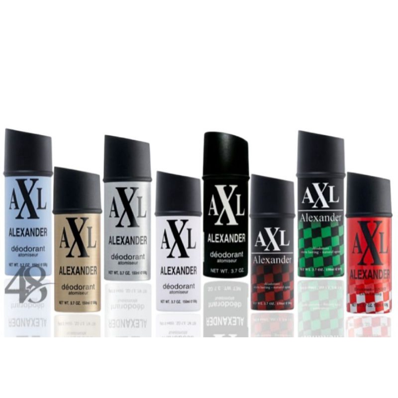 Jual AXL Alexander Body Spray Deodorant 150ML Shopee Indonesia