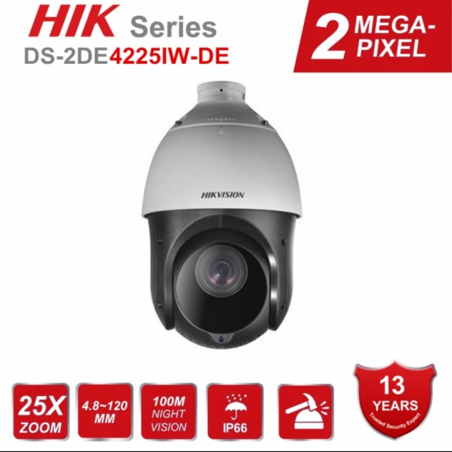 Jual Hikvision Cctv Kamera Mp Ip Mp Ptz Outdoor Network Ds De Iw