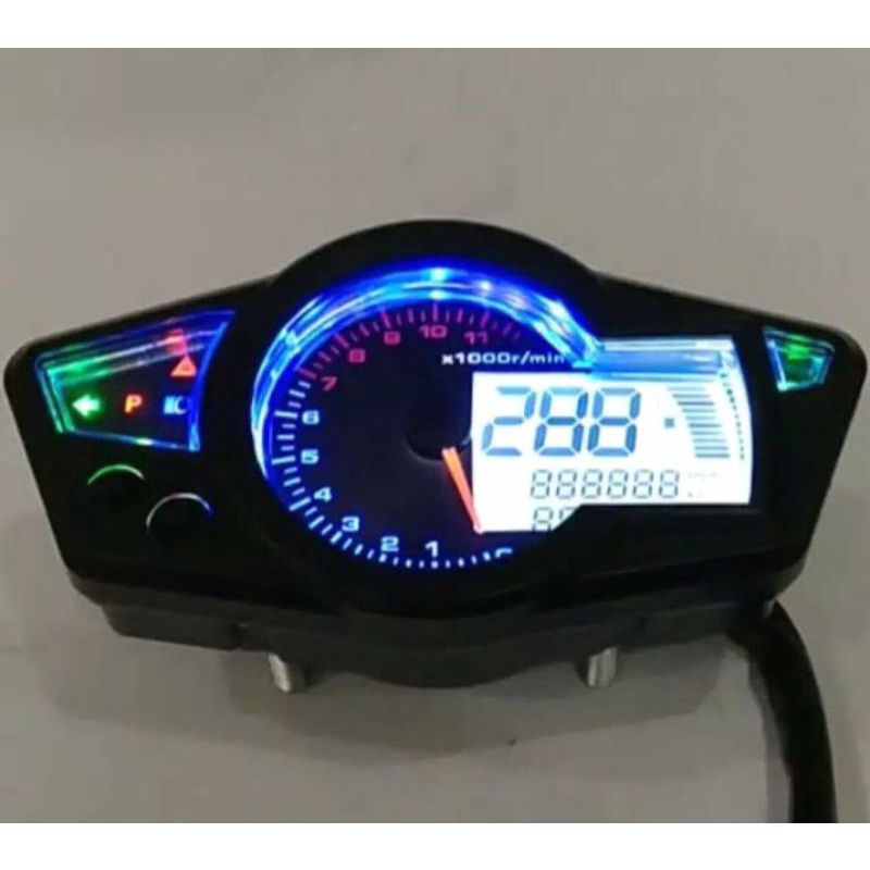 Jual Speedometer Digital Koso Rx3n Universal Import Set Soket Dan