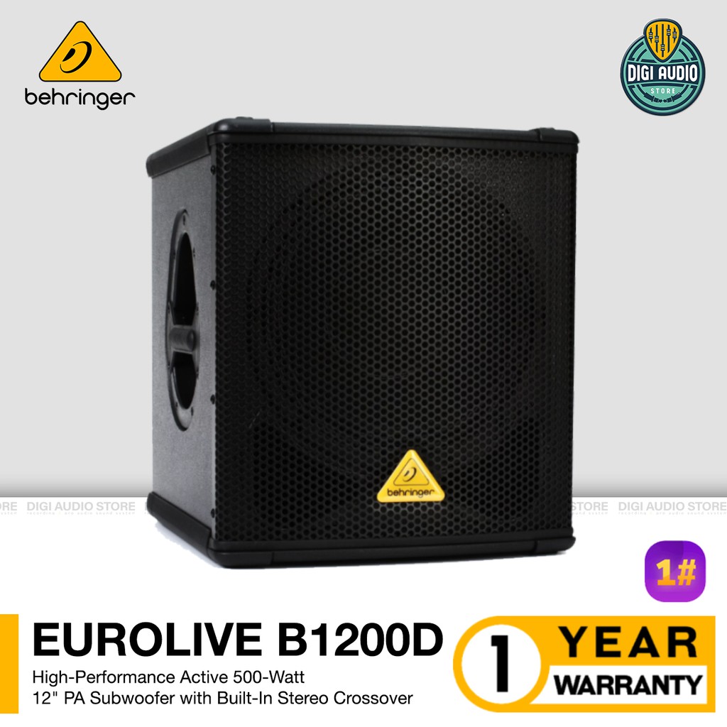 Jual Speaker Subwoofer Inch Aktif Behringer Eurolive B D Pro