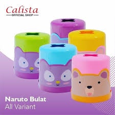 Jual TEMPAT TISSUE BULAT NARUTO CALISTA TEMPAT TISU BULAT NARUTO