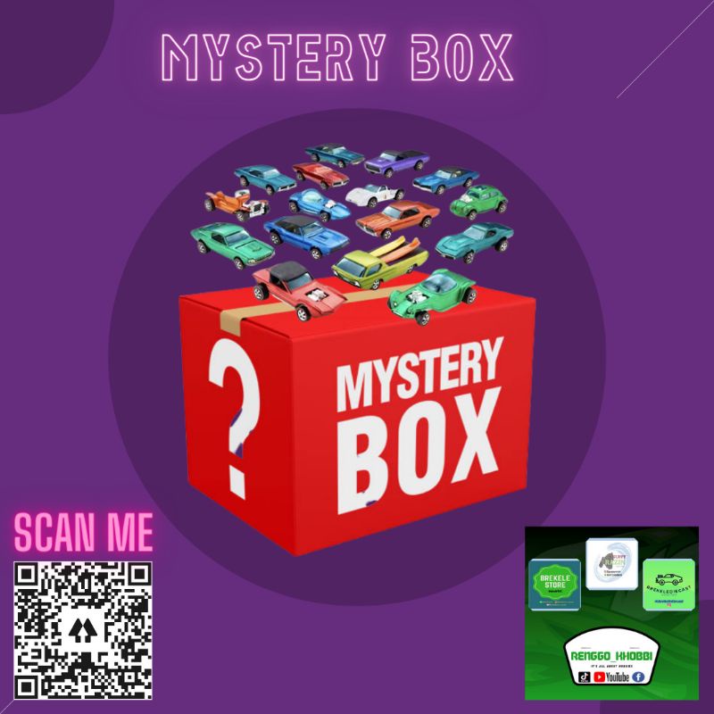 Jual Mystery Box Misteri Box Kotak Kejutan Berisi Mobilan Hot Wheels