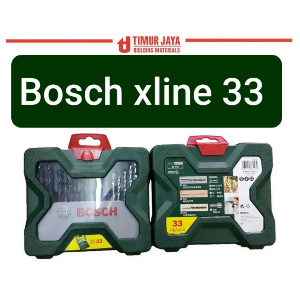 Jual Bosch Piece X Line Set Mata Bor Mata Obeng Variasi Shopee