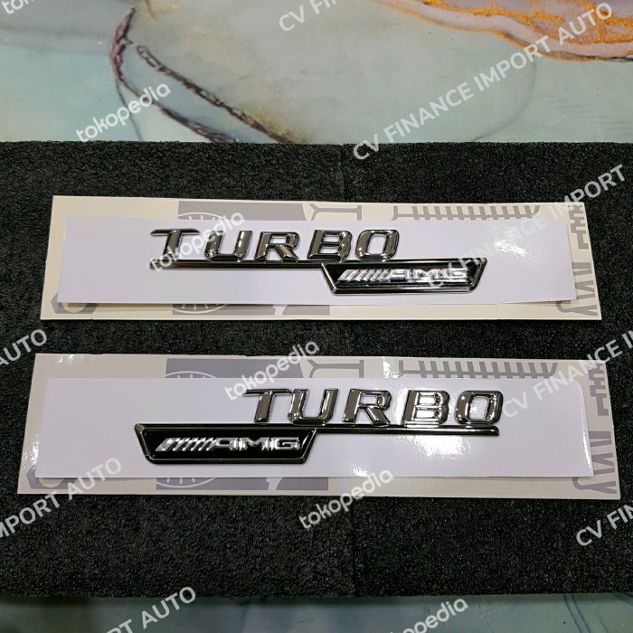 Jual Emblem Fender Samping Mercedes Benz Tulisan Turbo AMG AMG TURBO