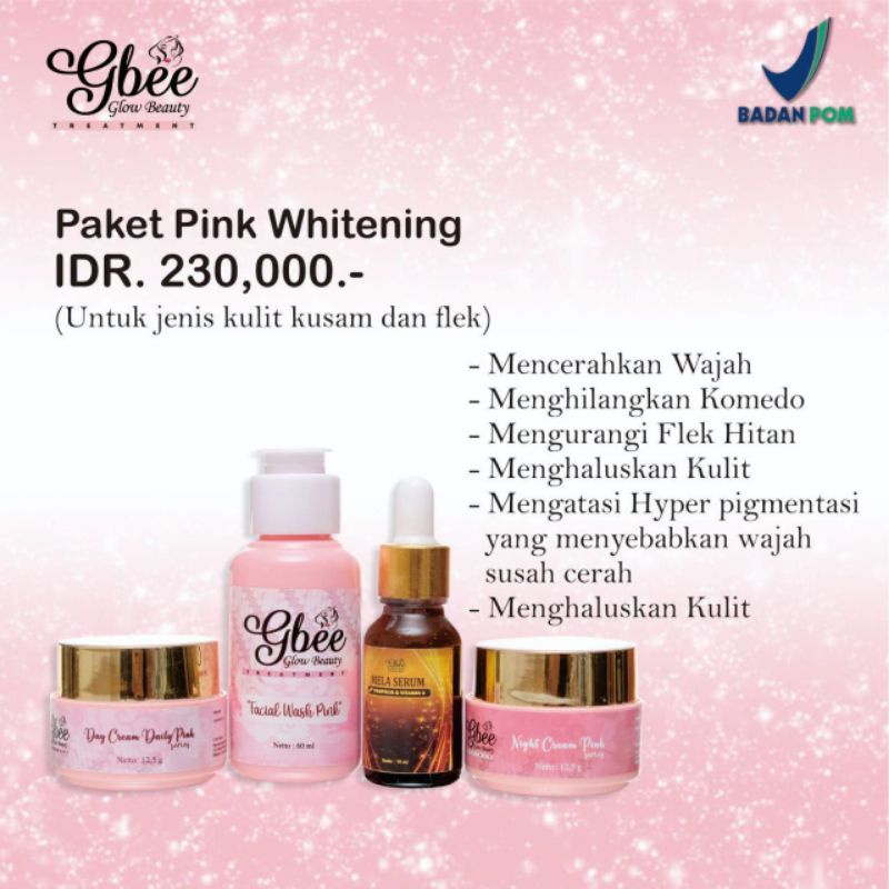 Jual Miffglow GBEE GLOW BEAUTY PAKET WHITENING EXPRESS SKINCARE