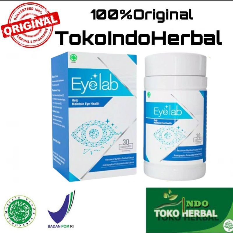 Jual Eyelab Asli Original Obat Herbal Mata Rabun Katarak Minus Miopia