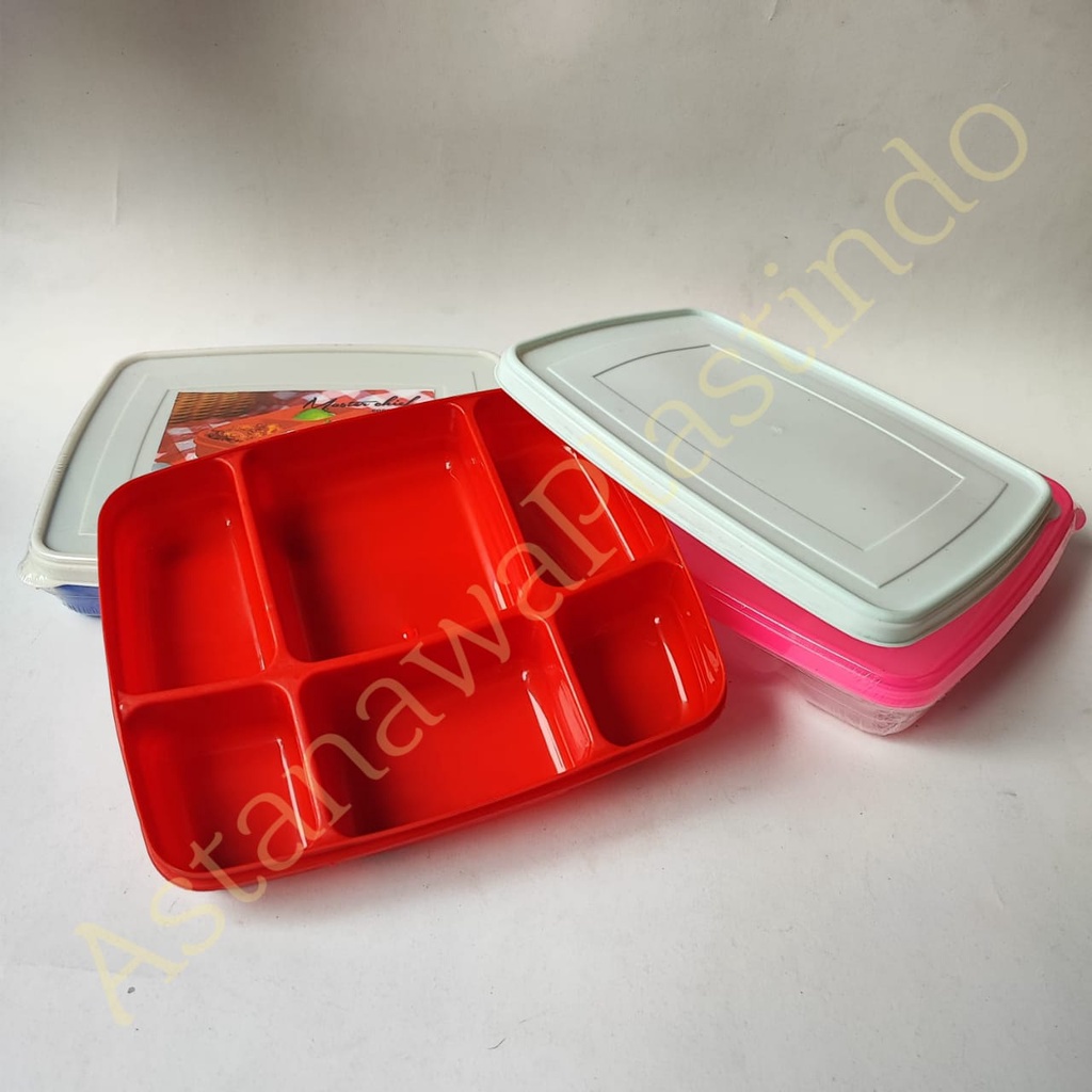 Jual Redbox Lunch Box Masterchief Rantang Bekal Kotak Nasi Plastik