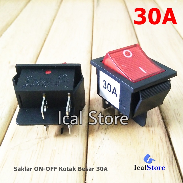 Jual Saklar On Off A Kotak Besar Switch Kaki Lampu Merah