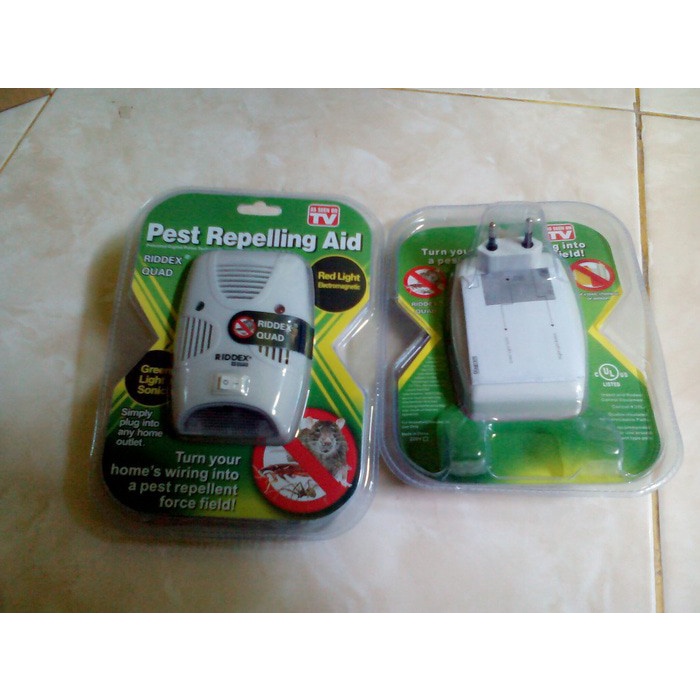 Jual Lucina Riddex Quad Pest Repelling Aid Ultrasonic Anti Tikus