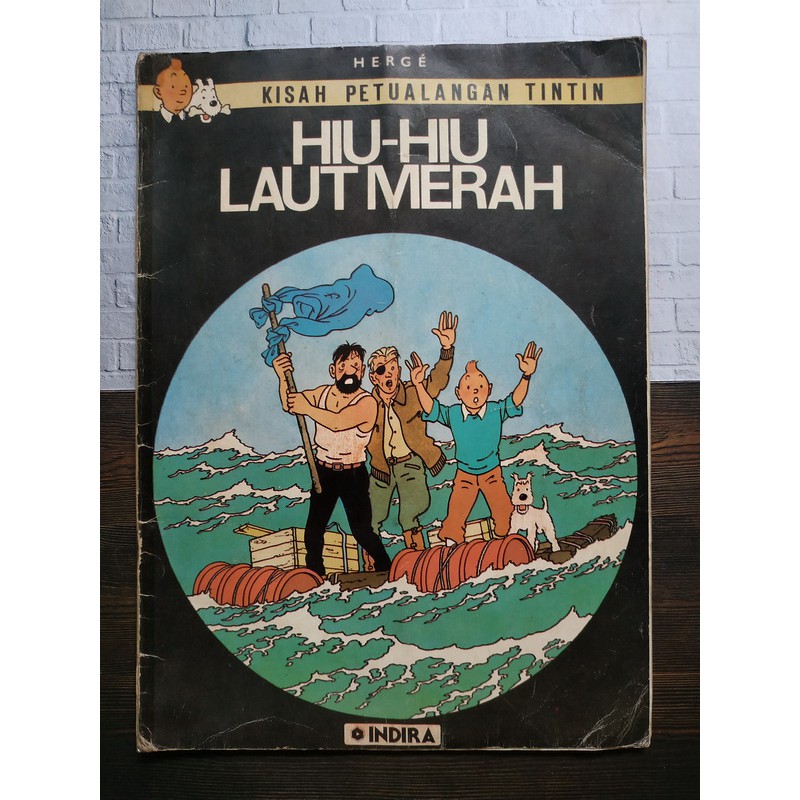 Jual Kisah Petualangan Tintin Hiu Hiu Laut Merah Shopee Indonesia