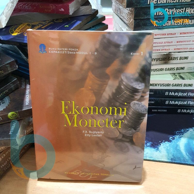 Jual Ekonomi Moneter Buku Materi Pokok Espa4227 3Sks Modul 1 9 Edisi