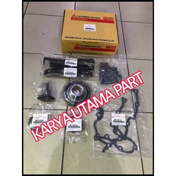 Jual Chain Kit Set Timing Set Rantai Keteng Set Mitsubishi 4m40 L200