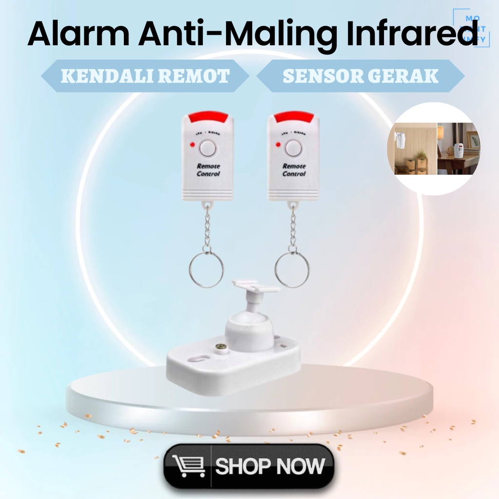 Jual Emastiff Wireless Alarm Alaram Suara Bunyi Pintu Jendela Rumah