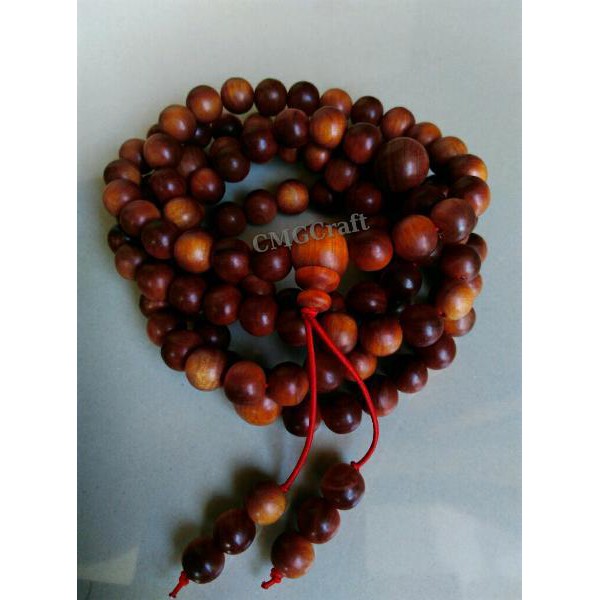 Jual Kalung Tasbih Kayu Gaharu Agathis Merah Tembus Ukuran Mm Shopee