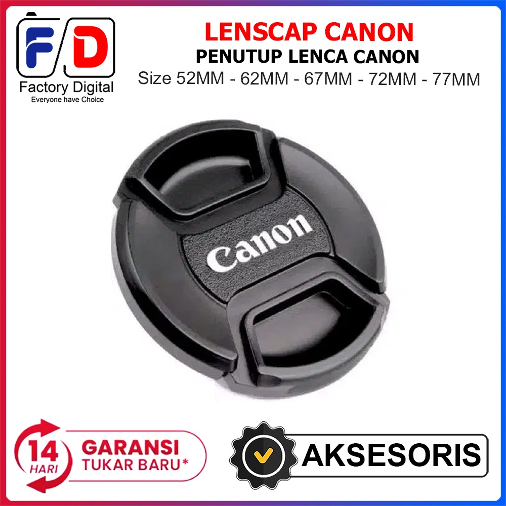 Jual Lens Cap For Canon Mm Mm Mm Mm Mm Lenscap Tutup Lensa