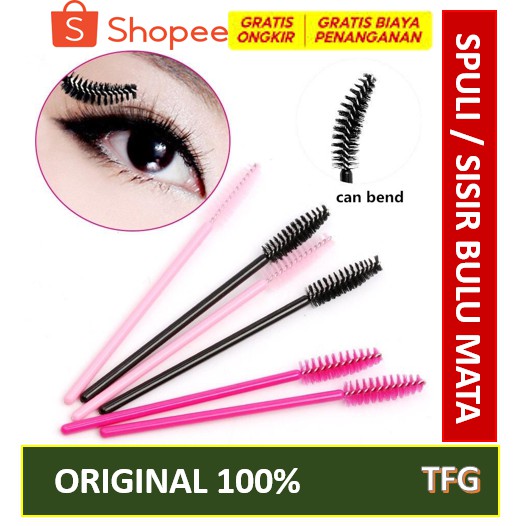 Jual Sisir Bulu Mata Mascara Wand Eyelash Extension Spuli Sisir