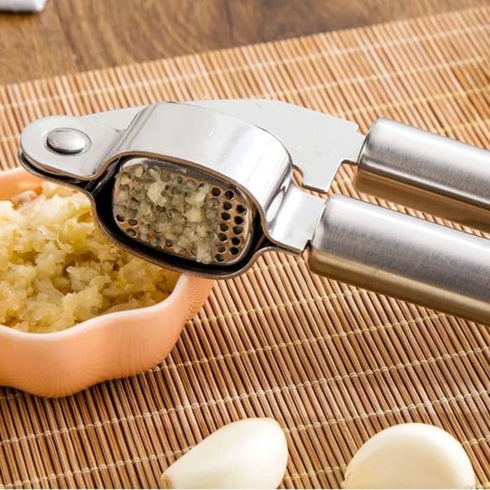 Jual Alat Penghancur Bawang Stainless In Garlic Press Penghalus