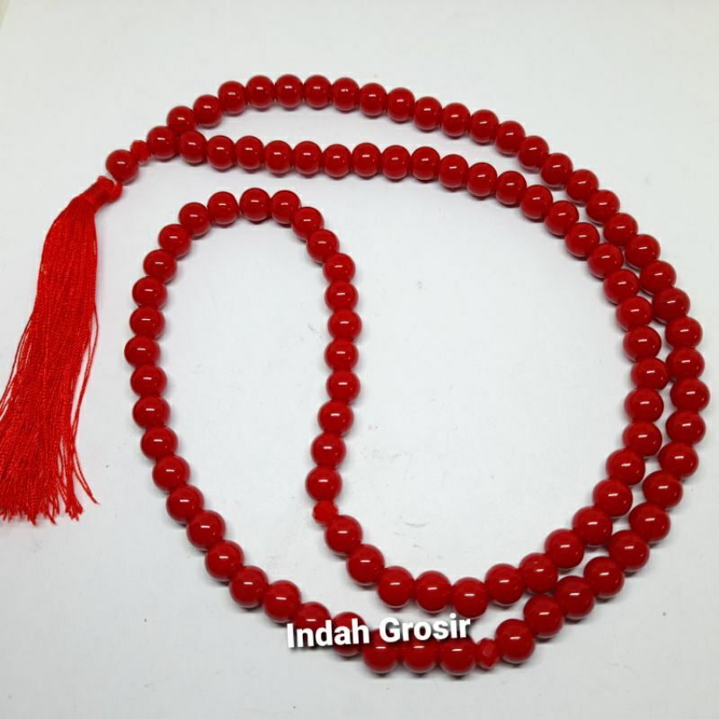 Jual TASBIH BATU MARJAN 99BUTIR 8MM Shopee Indonesia