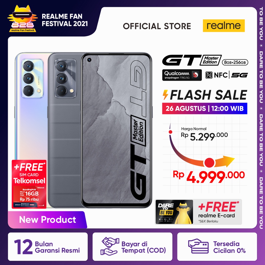 Jual Hp Realme Gt Master Edition Sd G G Processor Hz Super