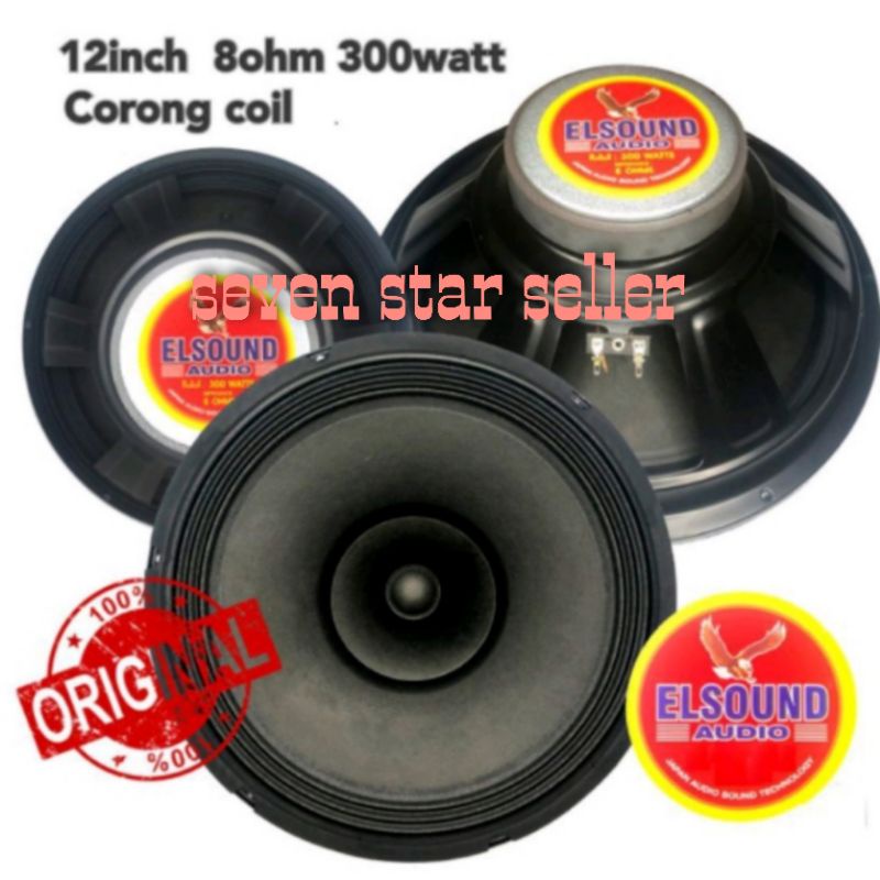 Jual Speaker Woofer Elsound Inch Corong Original Shopee Indonesia