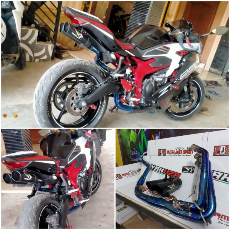 Jual Knalpot Zx25r Undertail Yakuza Full System Pnp Shopee Indonesia