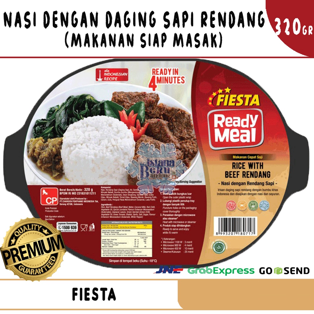 Jual Fiesta Ready Meal Beef Rendang Gr Shopee Indonesia