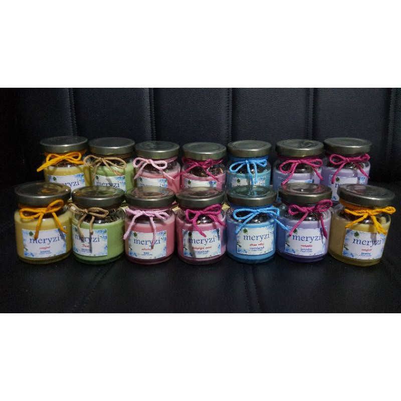 Jual COD Scented Candle Lilin Aromatherapy Candle Art Lilin Aroma