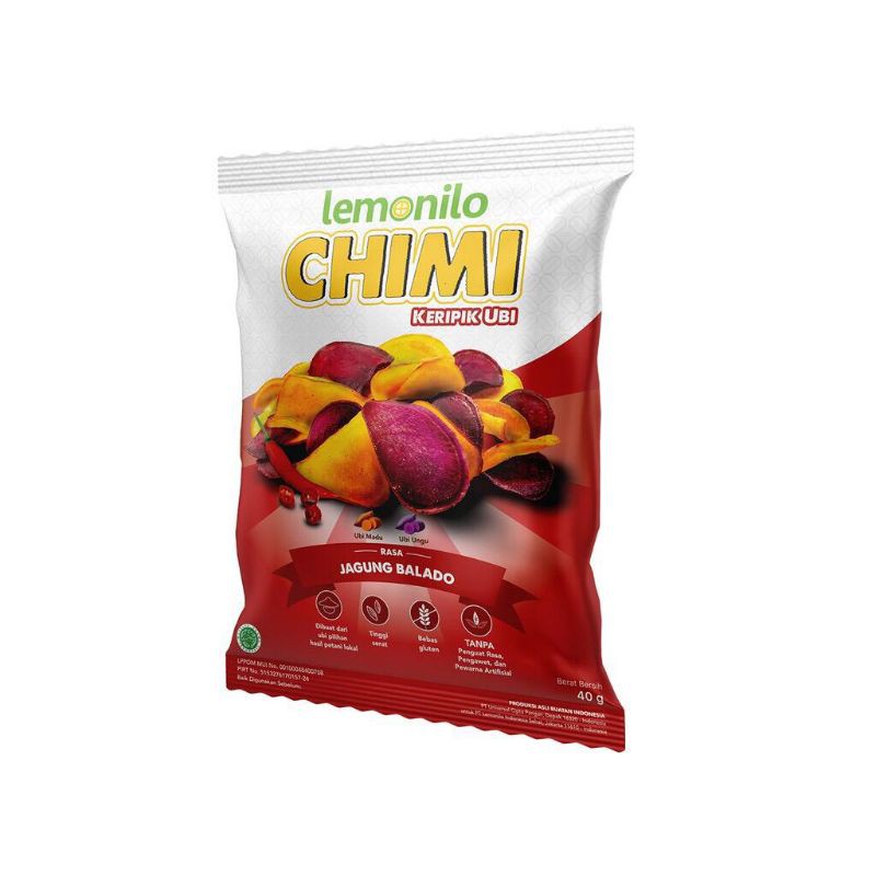 Jual Lemonilo Chimi Keripik Ubi Rasa Jagung Balado 40 Gram Shopee