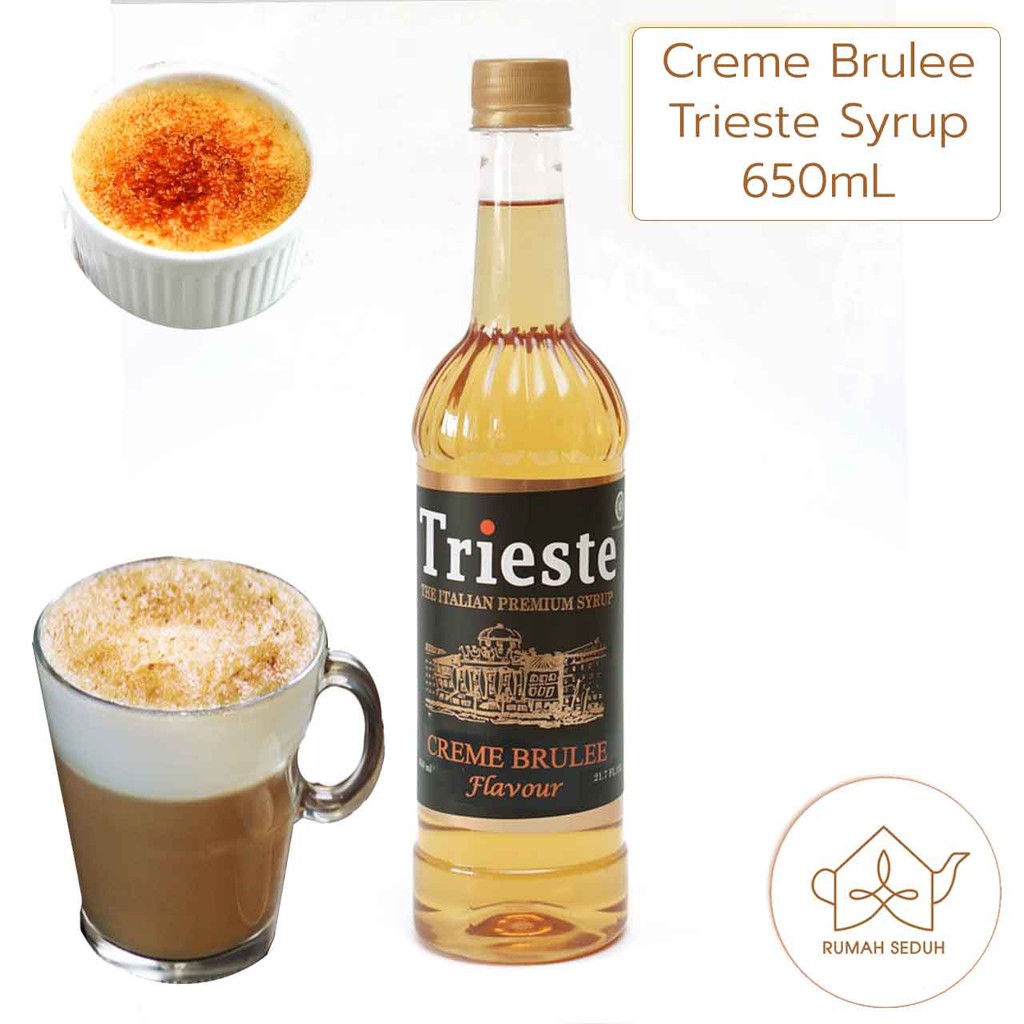 Jual Trieste Italian Syrup Ml Coffee Syrup Caramel Vanila Rum