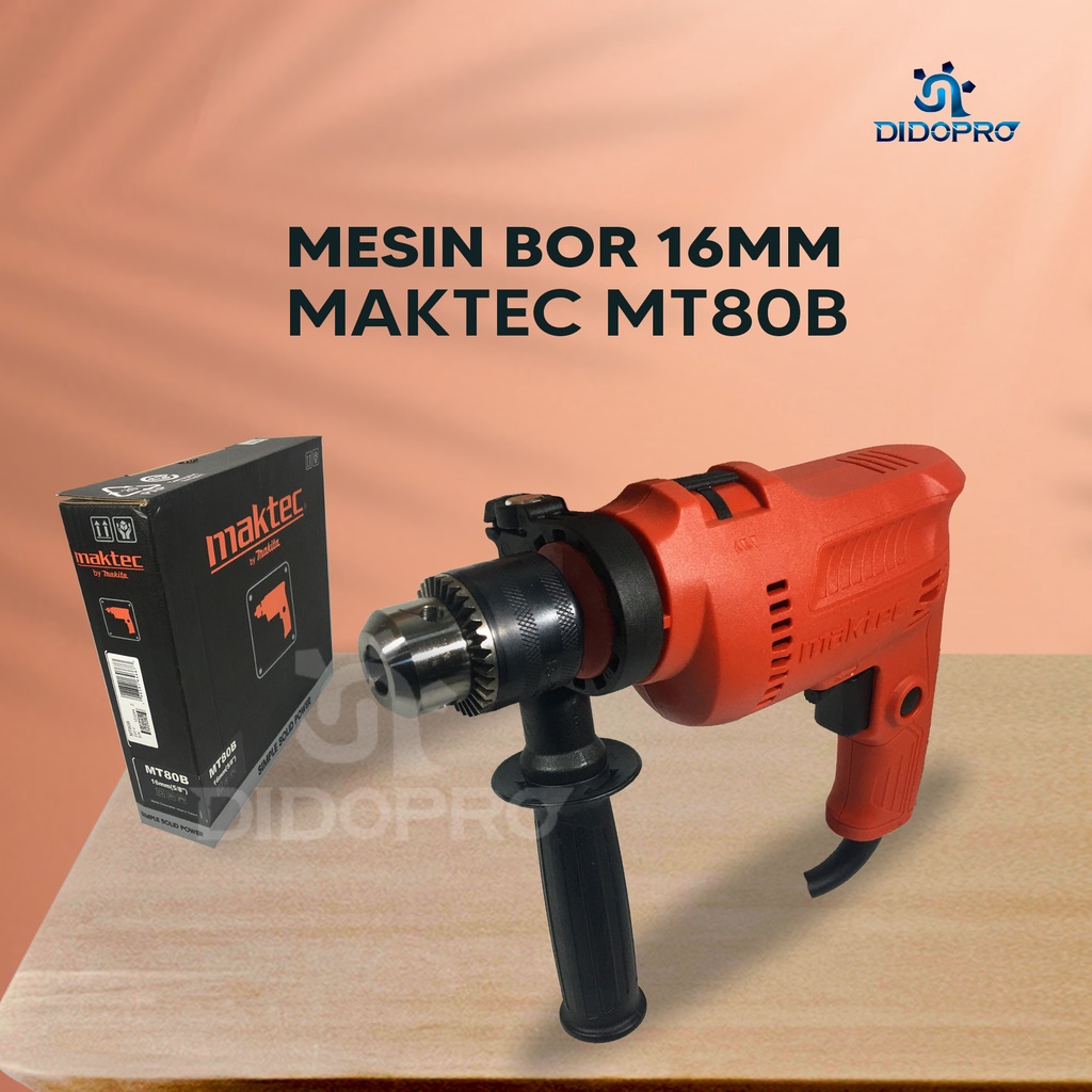 Jual Mesin Bor Tembok Impact Drill Maktec MT80B MT 80 B Shopee