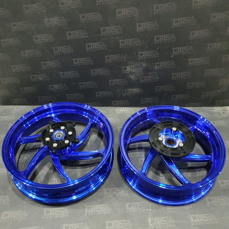 Jual Velg Velek Racing Kendmoto Yamaha Xmax Biru Glossy Shopee Indonesia