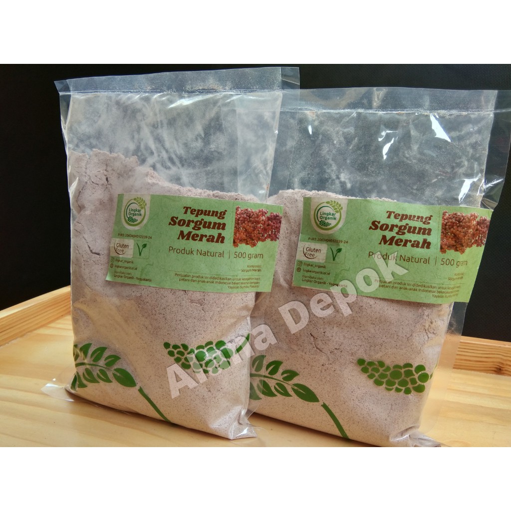 Jual LINGKAR ORGANIK Tepung Sorgum Merah Gluten Free Shopee Indonesia