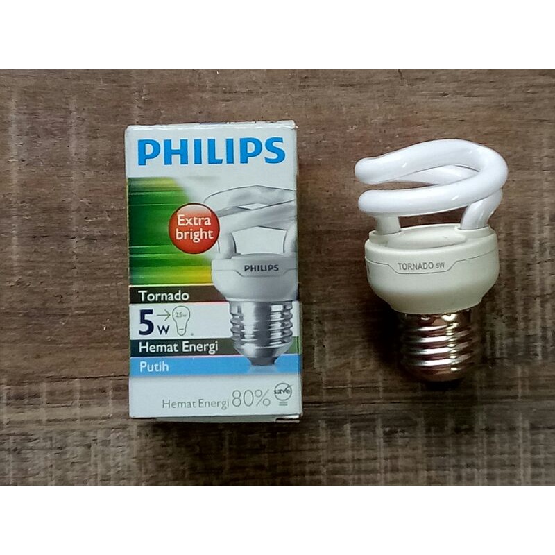 Jual Lampu Philips Tornado Watt E Putih Cool Daylight Hemat Energi