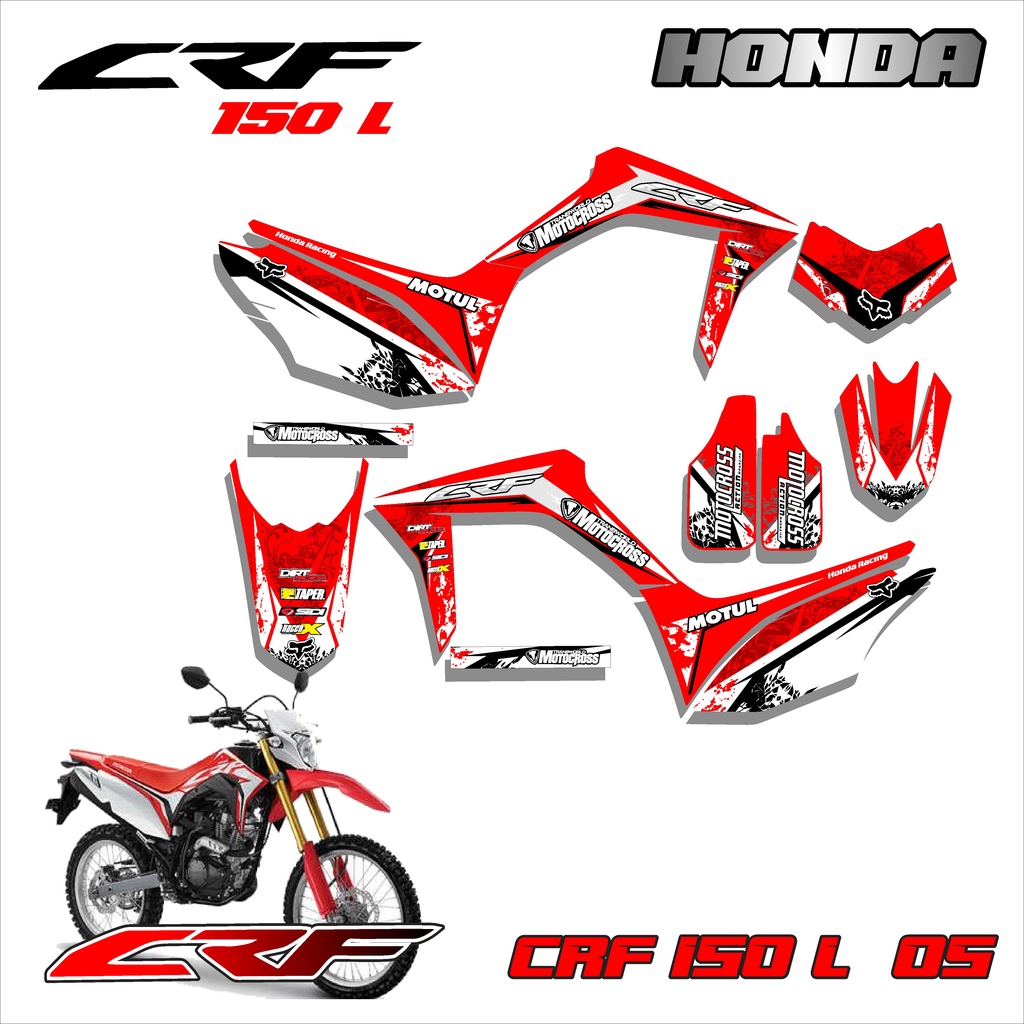 Jual Sticker Striping Stiker Lis Variasi Semifull CRF 150L Shopee