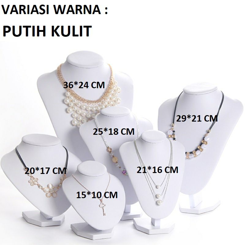 Jual Display Kalung Leher Patung Manekin Perhiasan Emas Perak Shopee