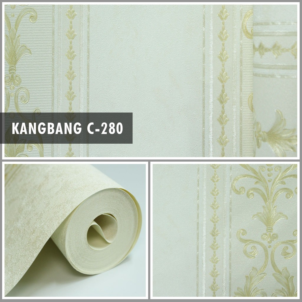 Jual Wallpaper DInding Polos Motif Bunga Vinyl Bertekstur Shopee