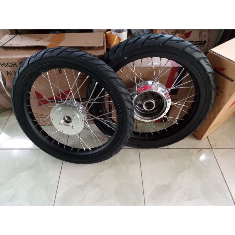 Jual Velg Jari Jari Tiger Revo Tapak Lebar 185 160x17 Plus Ban Shopee